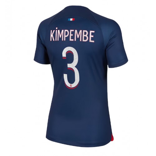 Fotballdrakt Dame Paris Saint-Germain Presnel Kimpembe #3 Hjemmedrakt 2023-24 Kortermet